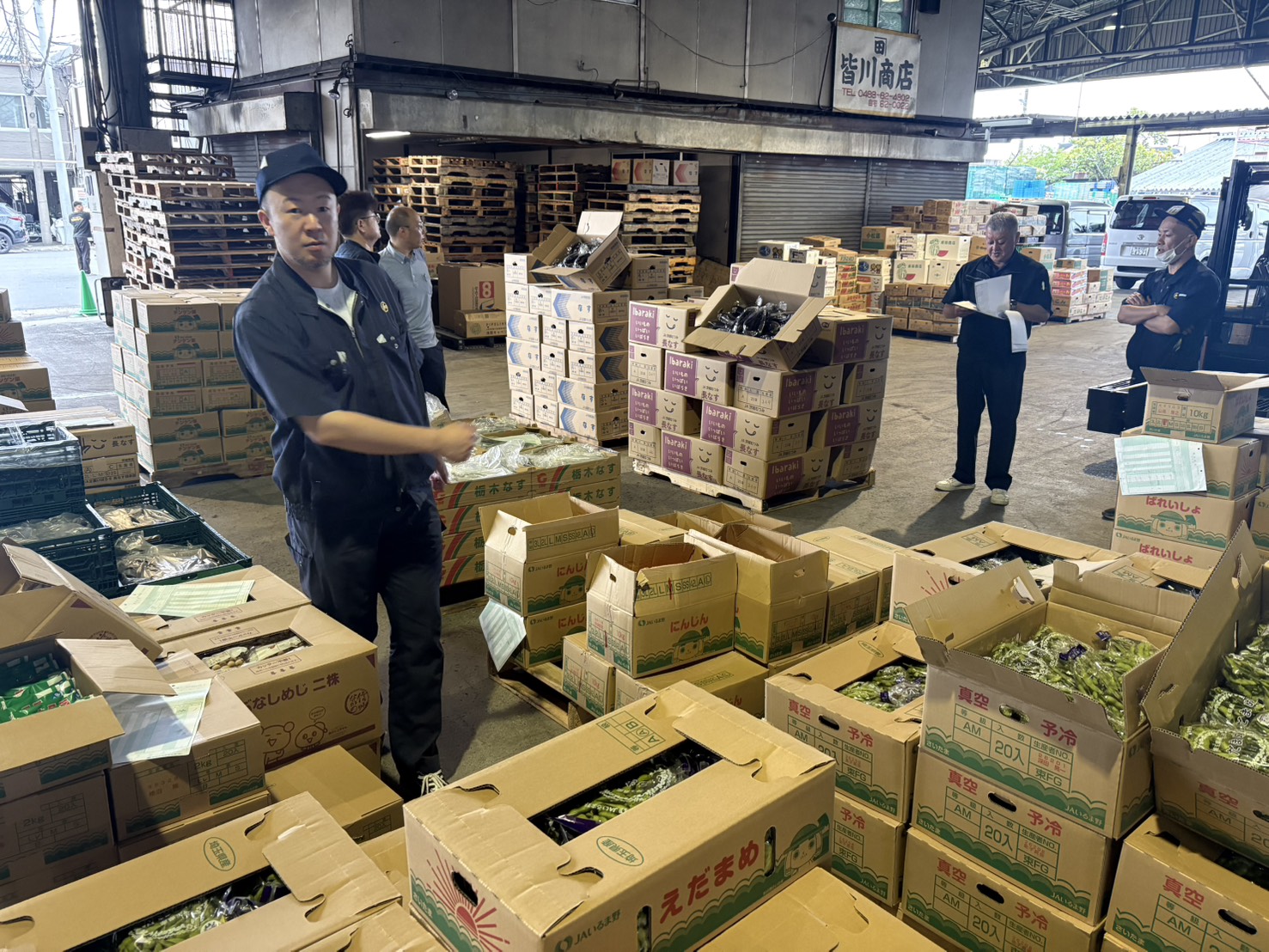 青果市場の仕入営業